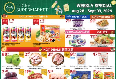 Lucky Supermarket (Edmonton) Flyer August 28 to September 3