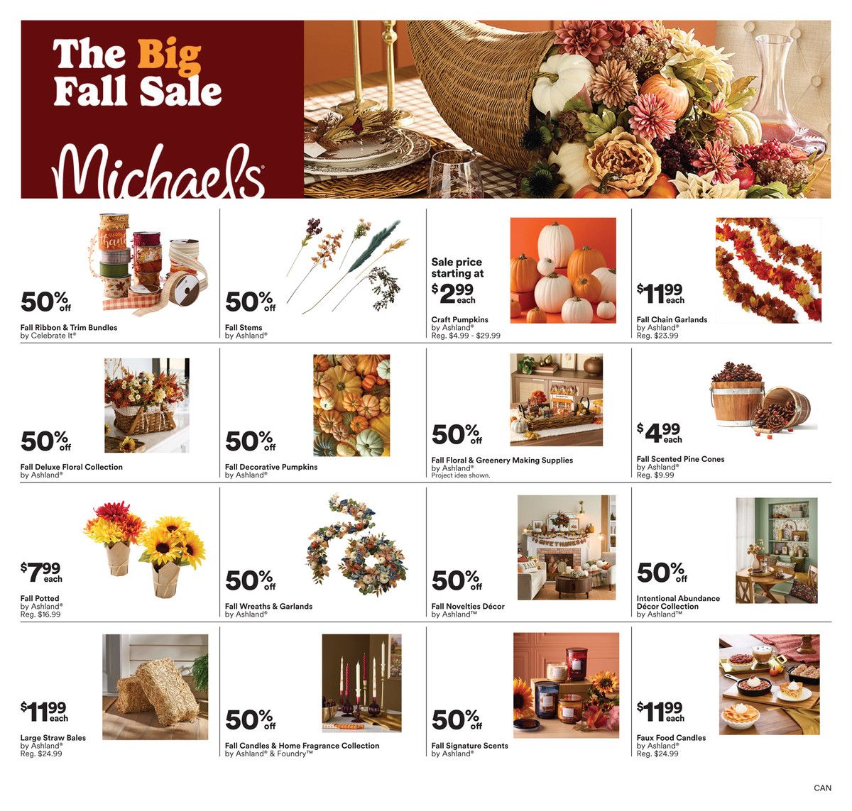Michael's Flyer August 28 to September 3