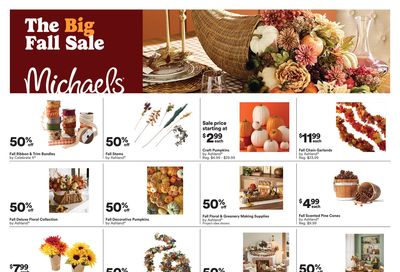Michael's Flyer August 28 to September 3