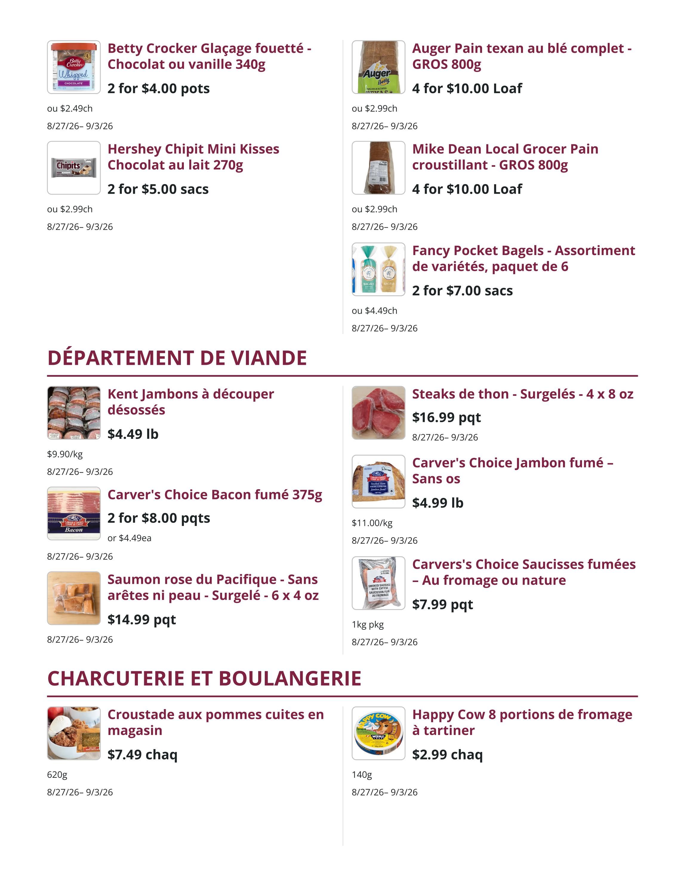 Mike Dean Local Grocer Flyer August 27 to September 3
