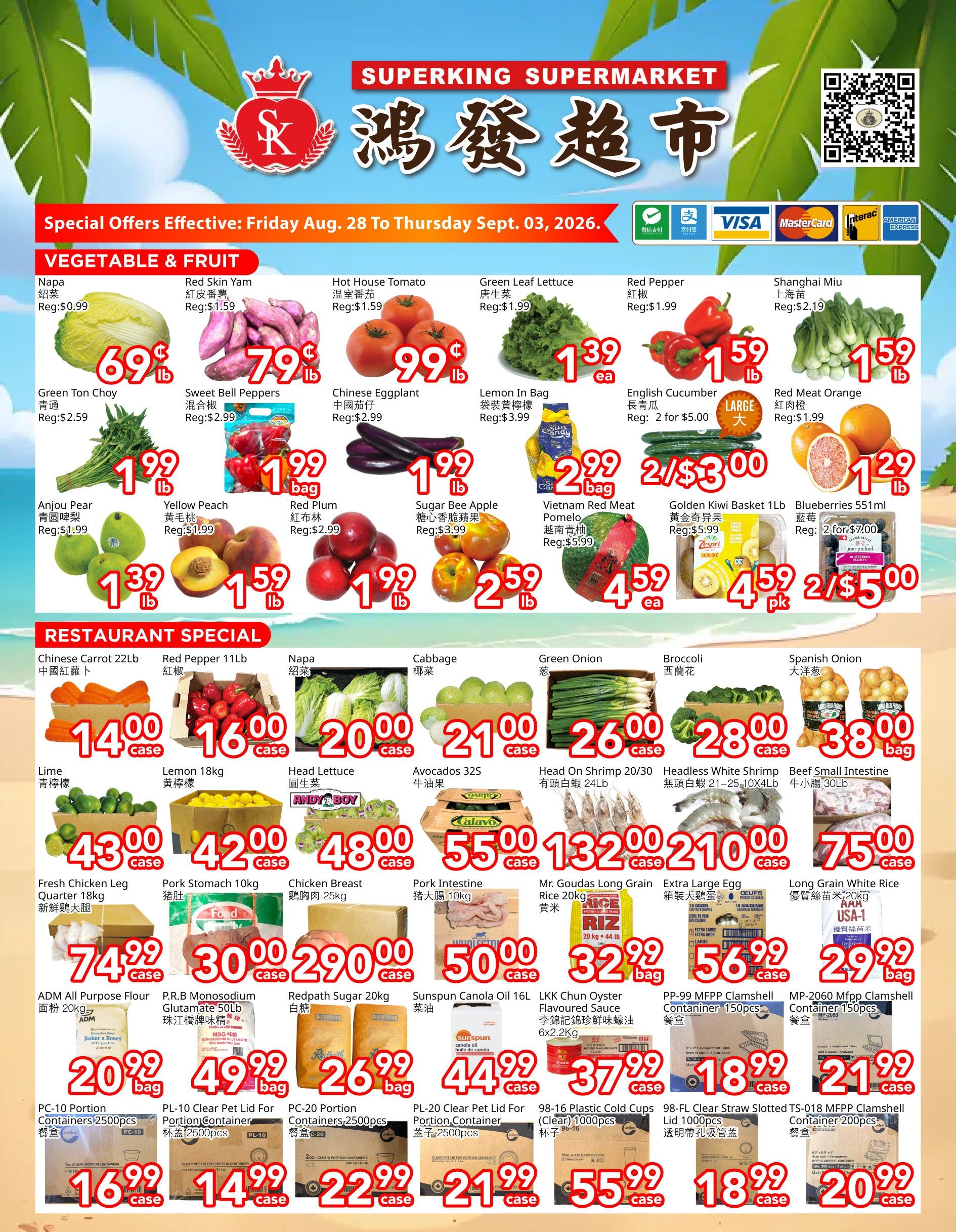 Superking Supermarket (North York) Flyer August 28 to September 3