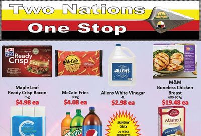 Two Nations One Stop Flyer August 28 to September 3