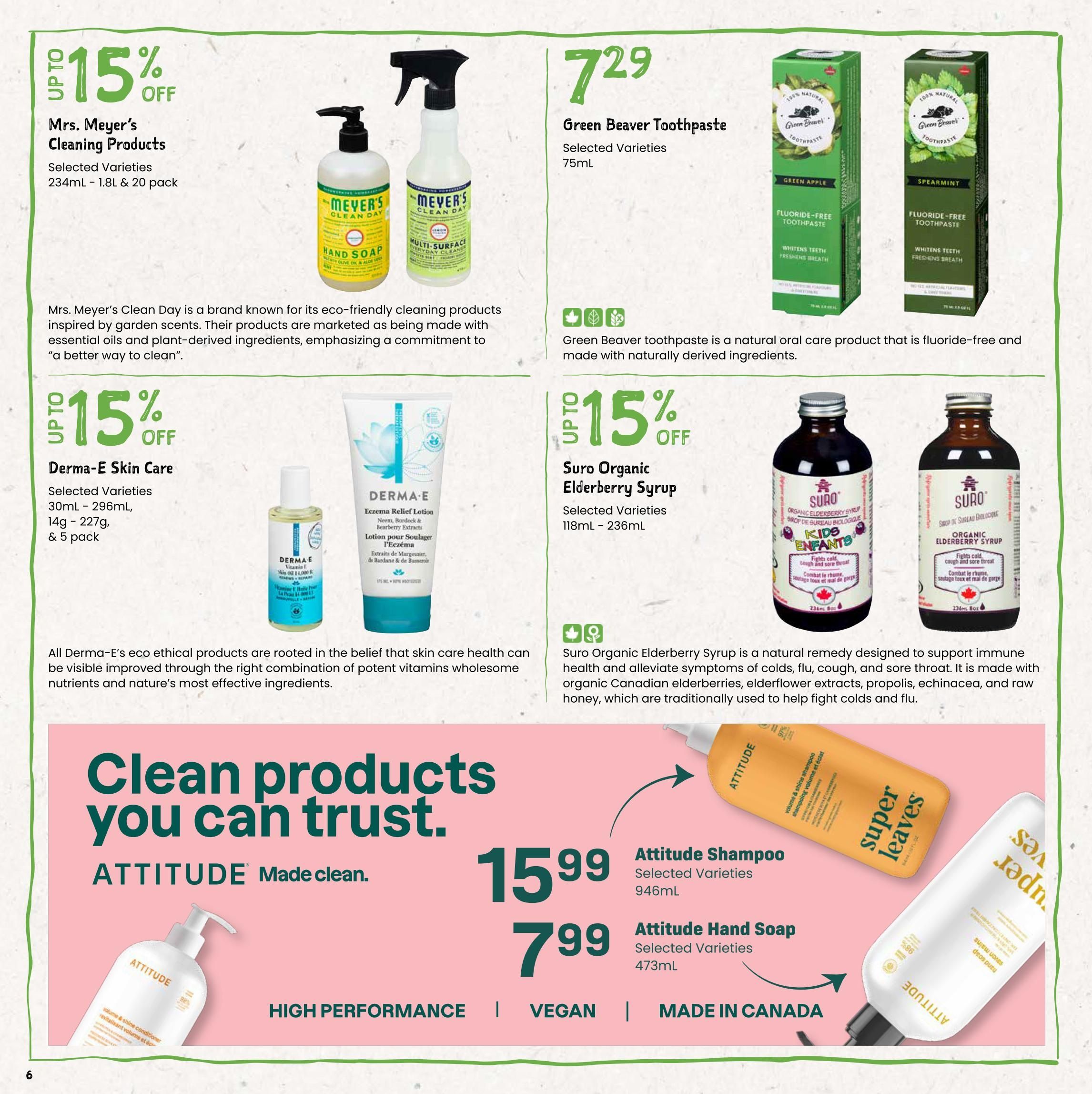 Freson Bros. Healthy Savings Flyer August 28 to September 24