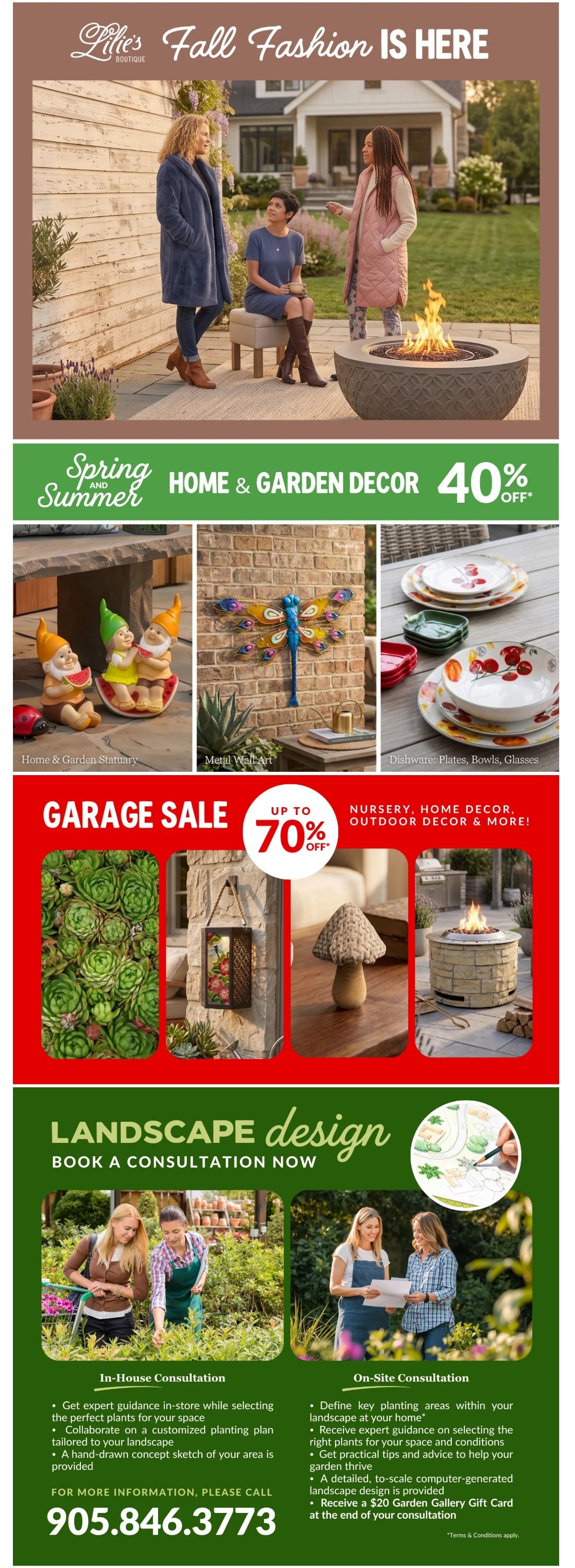 Lakeside Garden Gallery Flyer August 28 to September 3