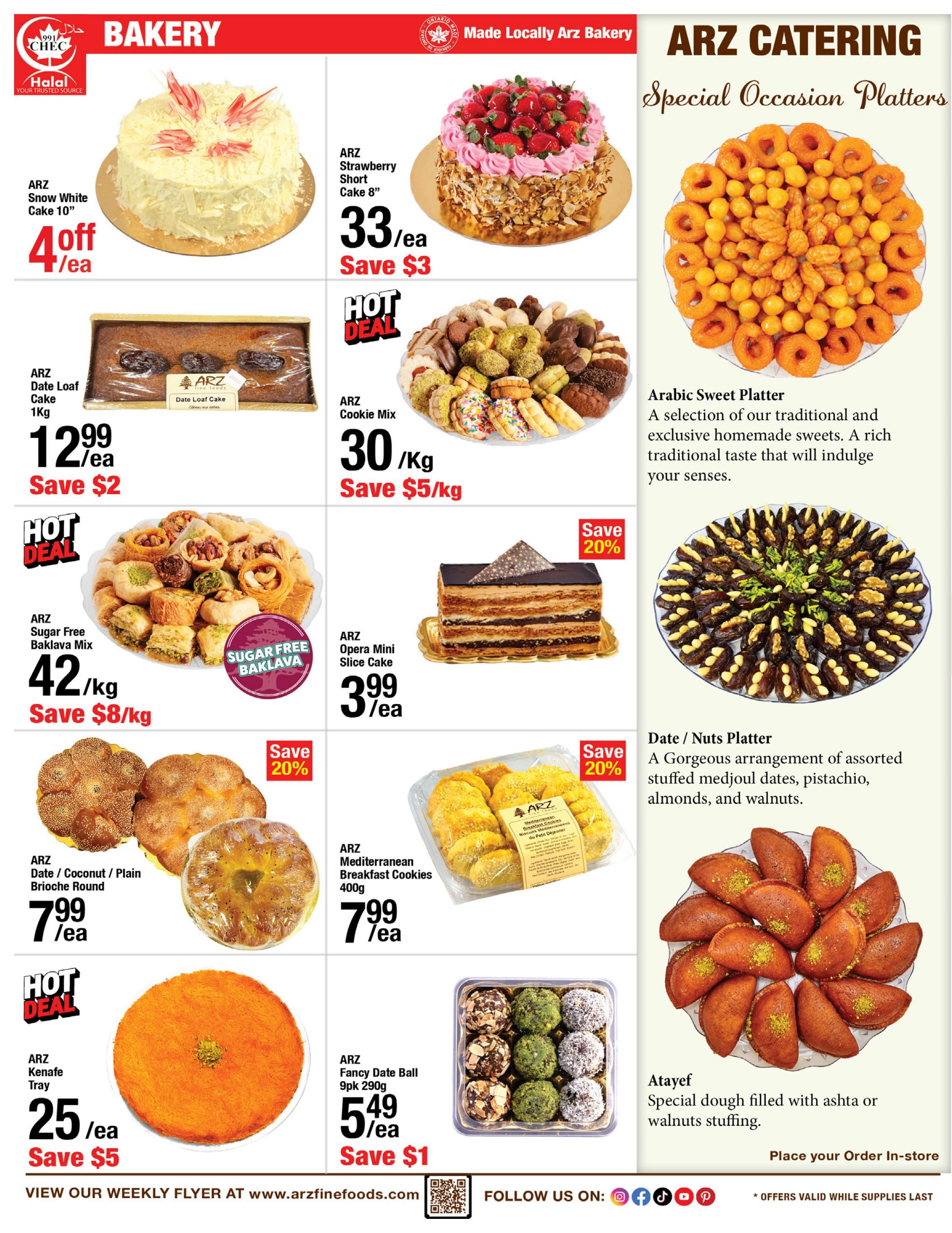 Arz Fine Foods Flyer August 28 to September 3