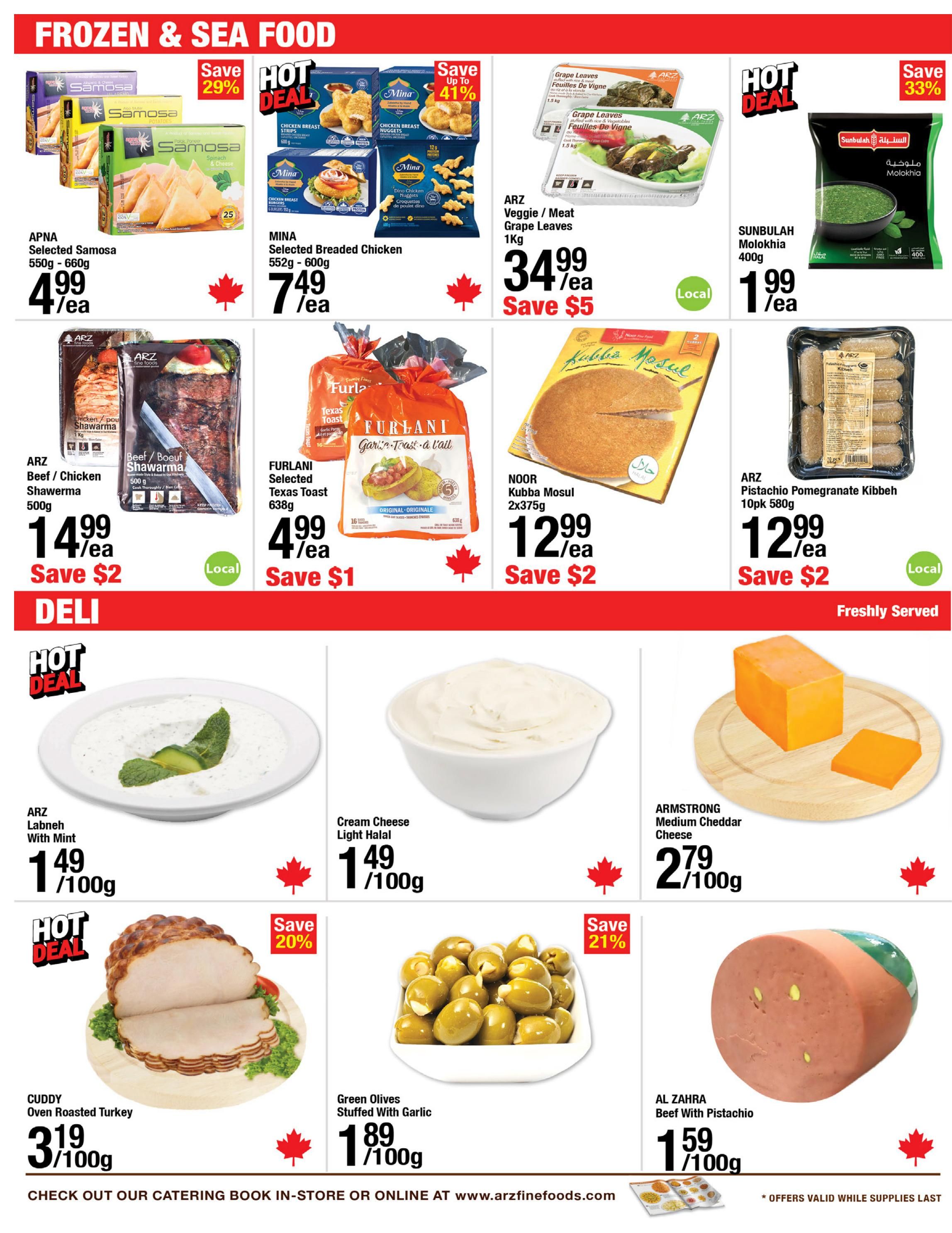 Arz Fine Foods Flyer August 28 to September 3