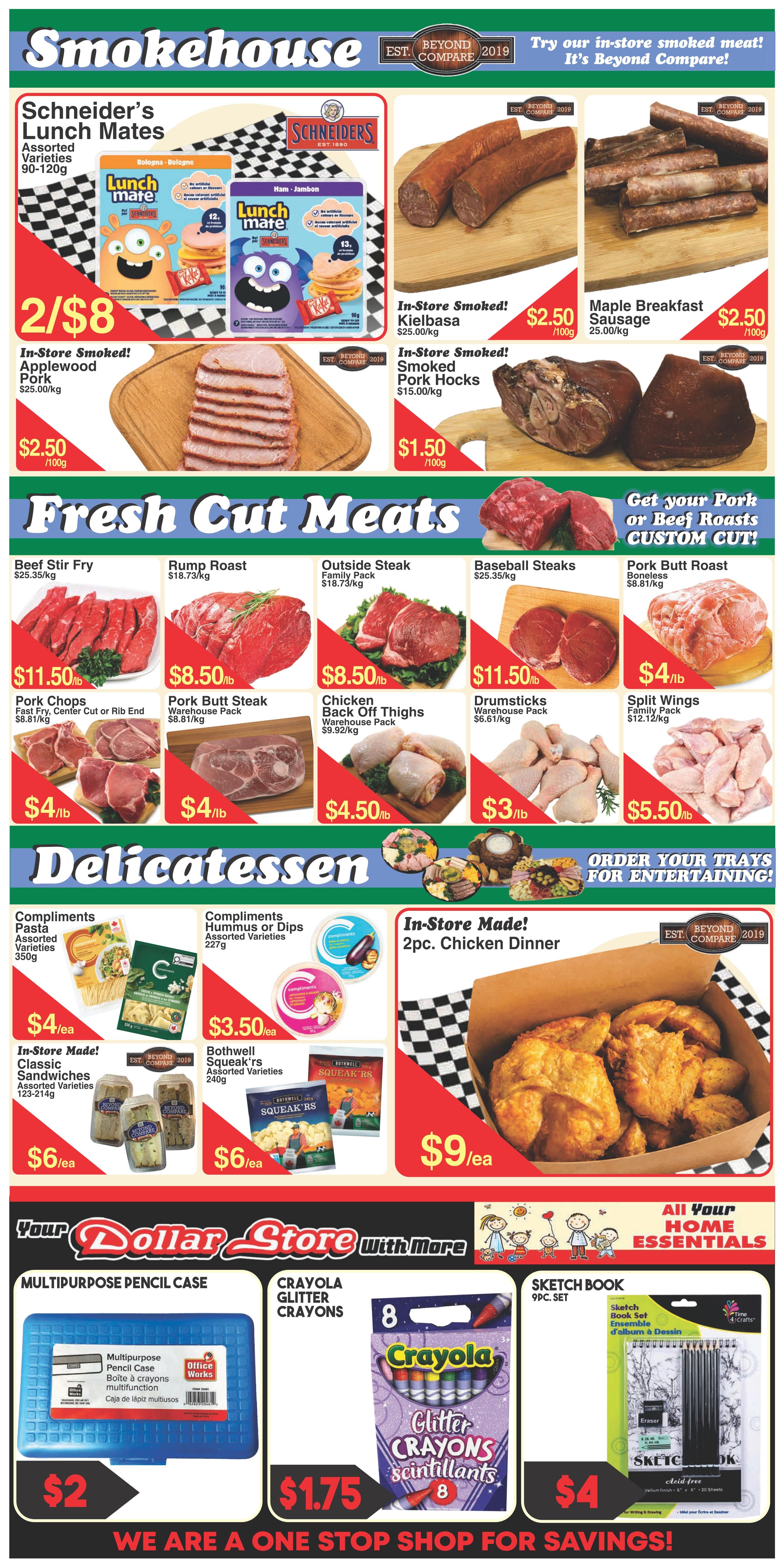 Fresh Market Foods Flyer August 28 to September 3
