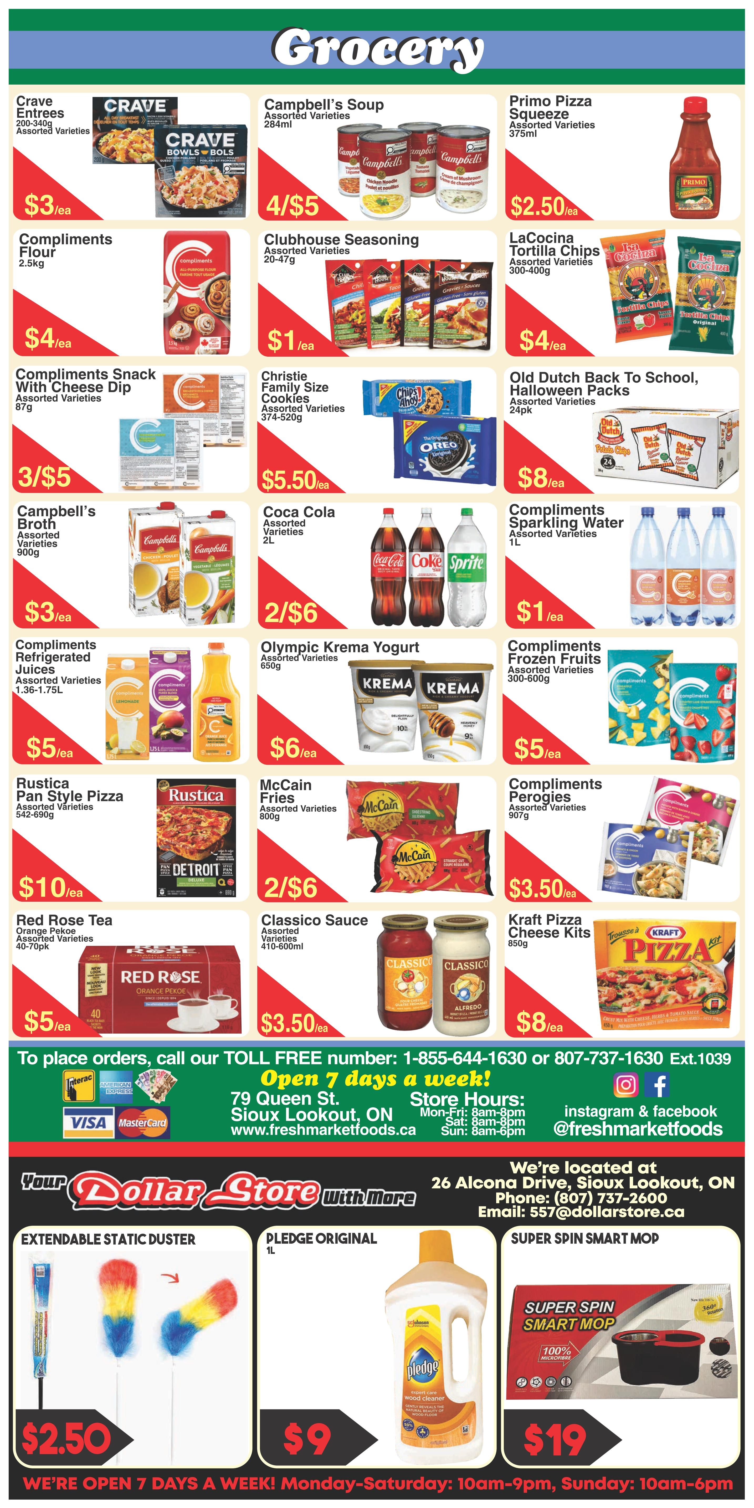 Fresh Market Foods Flyer August 28 to September 3
