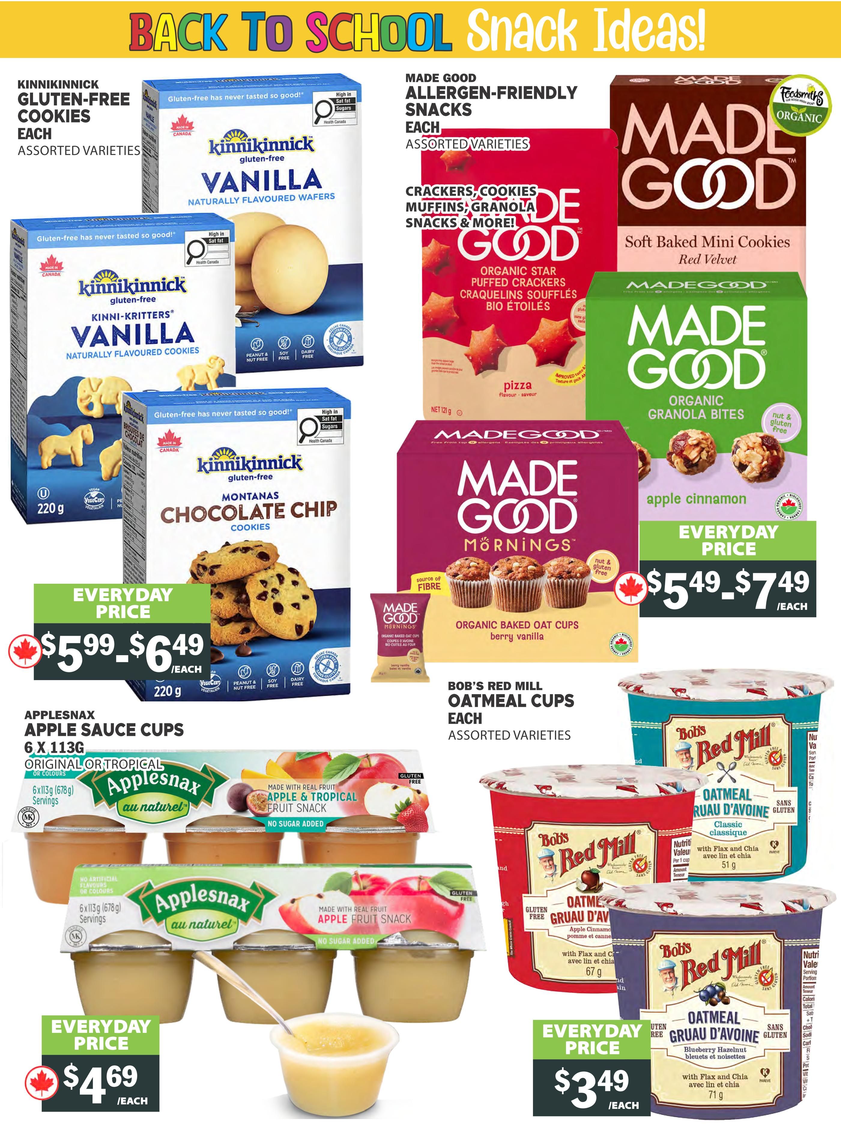 Foodsmiths Flyer August 27 to September 3
