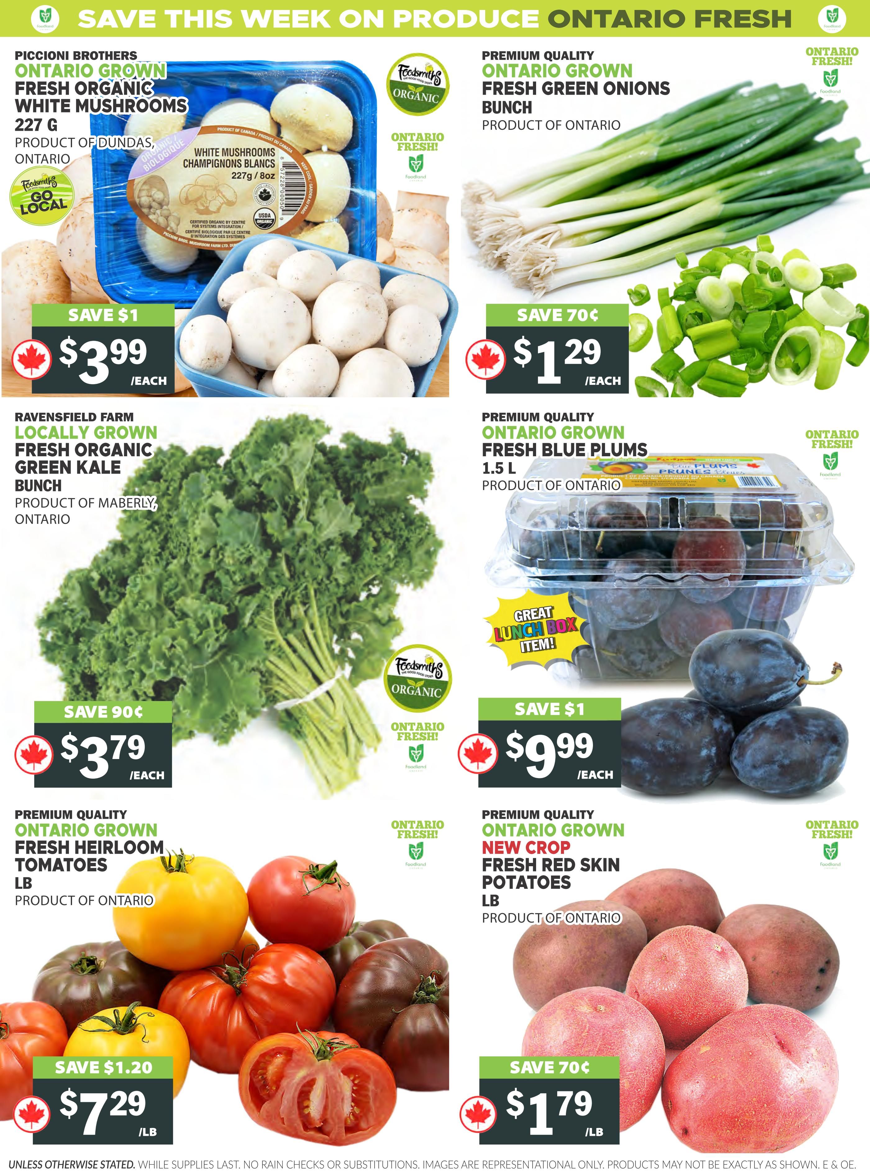 Foodsmiths Flyer August 27 to September 3