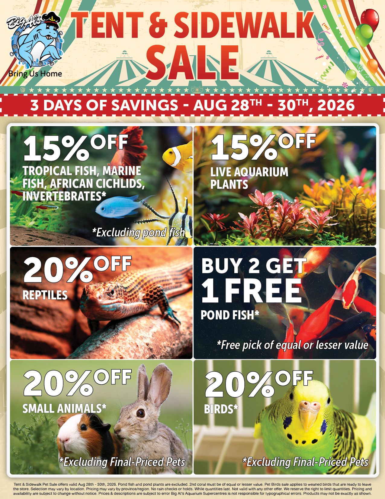 Big Al's (Mississauga) Flyer August 28 to 30