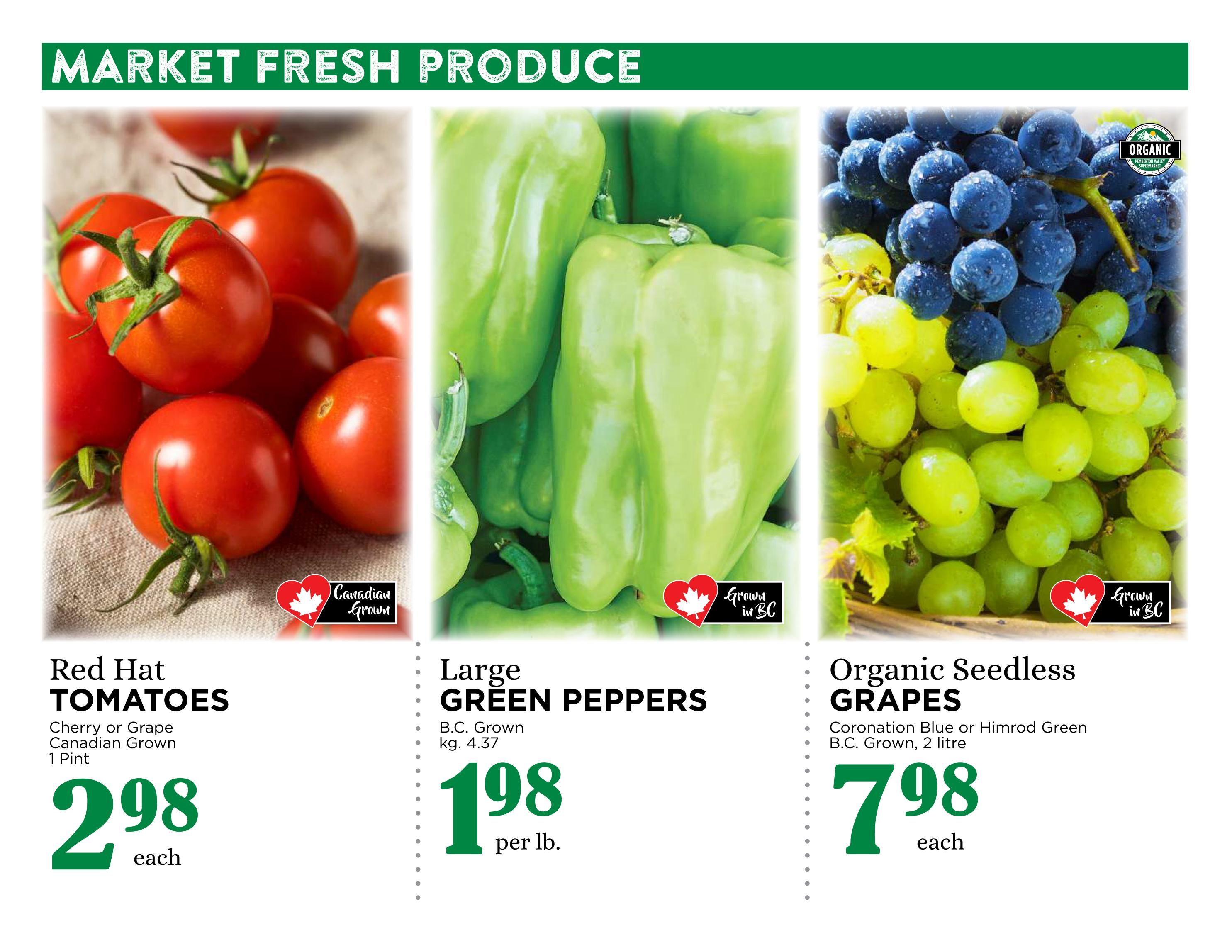 Pemberton Valley Supermarket Flyer August 30 to September 5