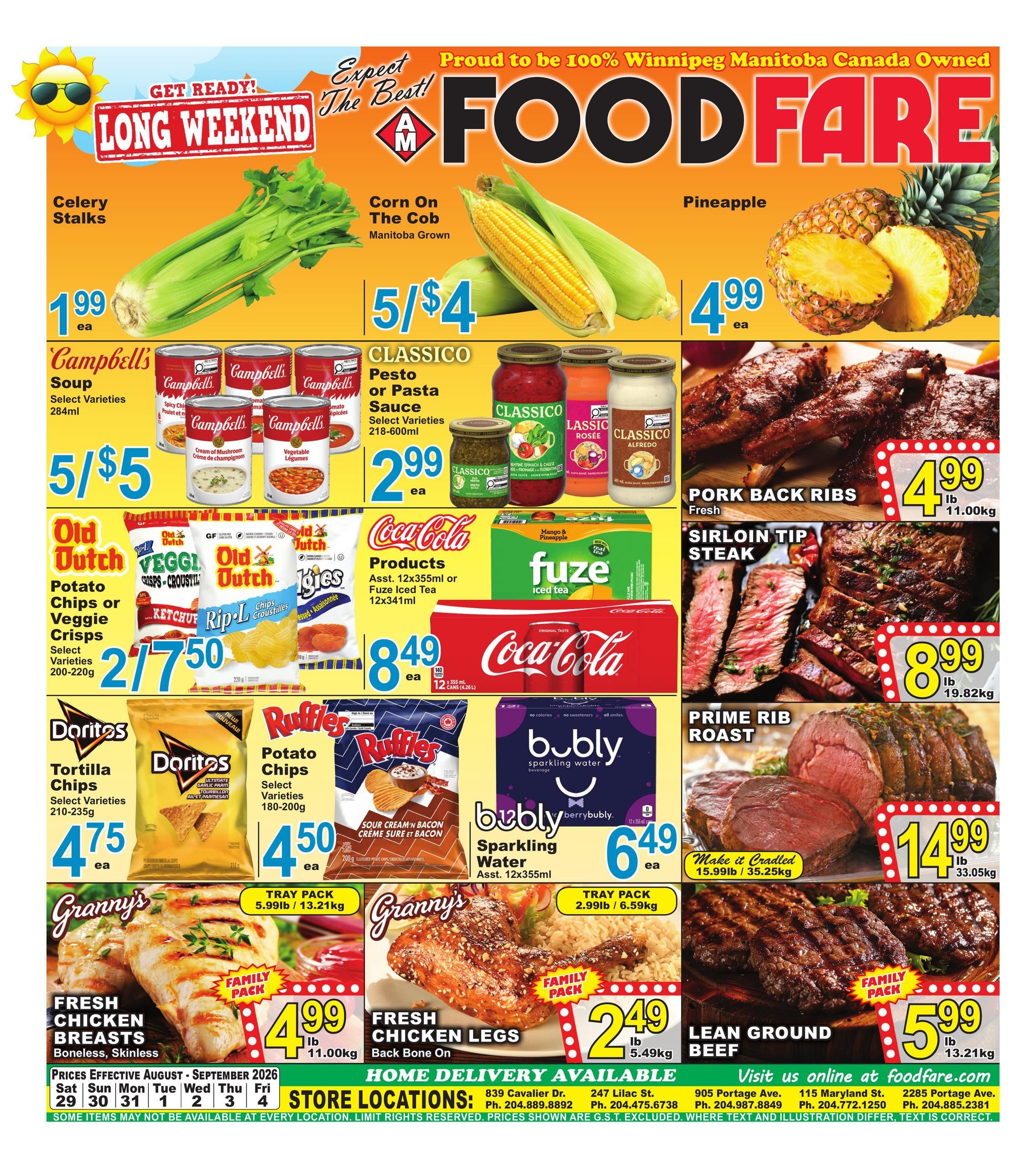 Food Fare Flyer August 29 to September 4