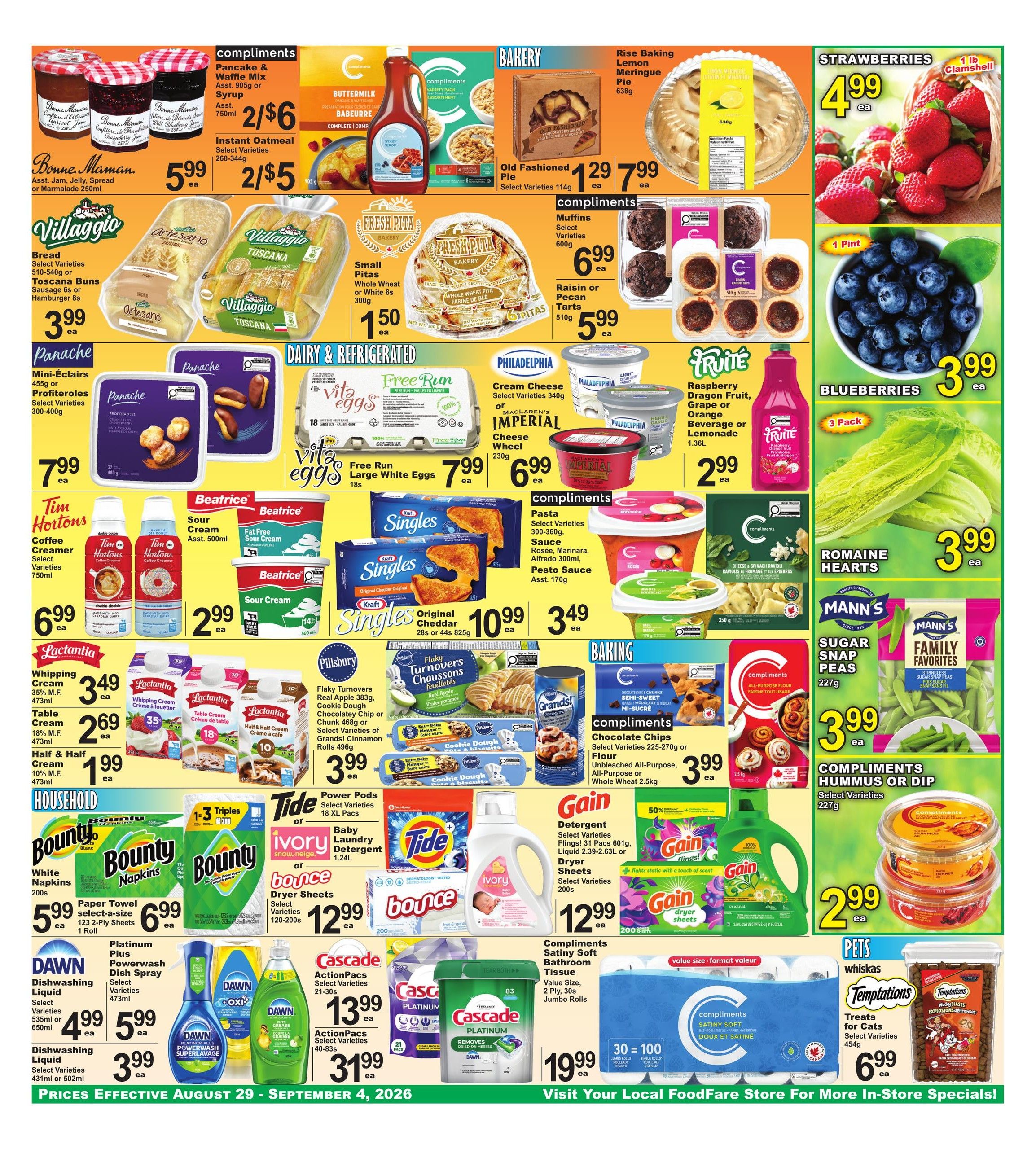 Food Fare Flyer August 29 to September 4