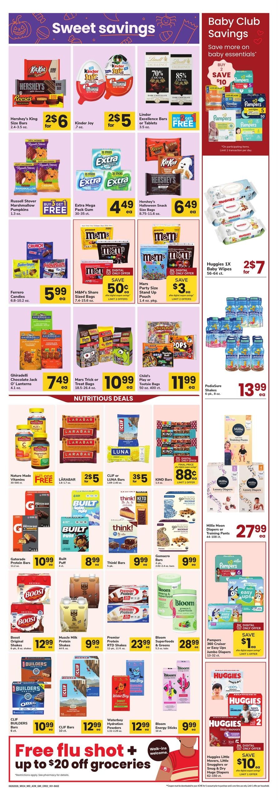 Acme Markets (DE, MD, PA, VA) Health, Home & Beauty Weekly Ad August 28 - September 10, 2026