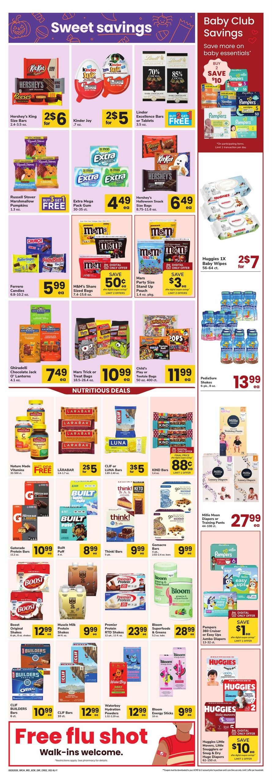 Acme Markets (NJ, NY, PA) Health, Home & Beauty Weekly Ad August 28 - September 10, 2026