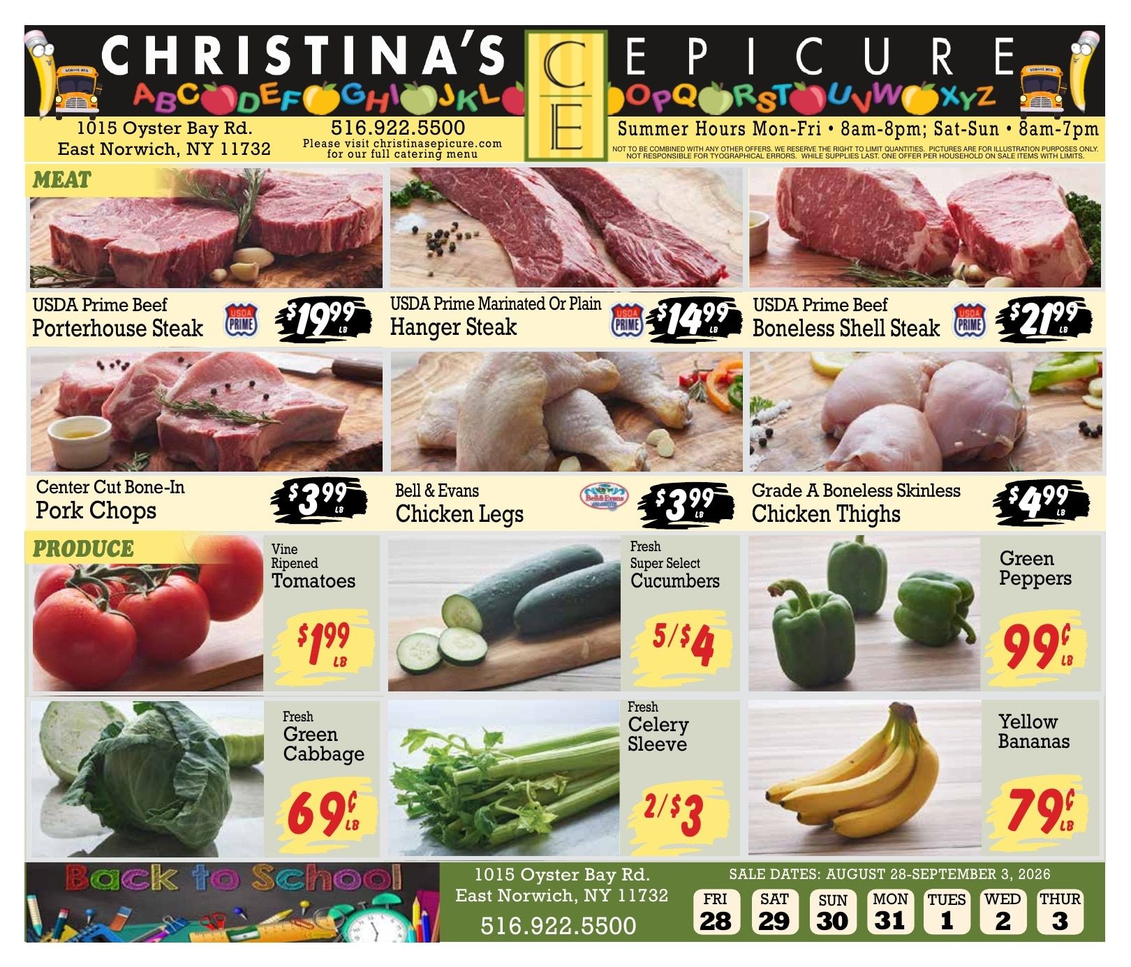 Christina's Epicure Weekly Ad August 28 - September 3, 2026