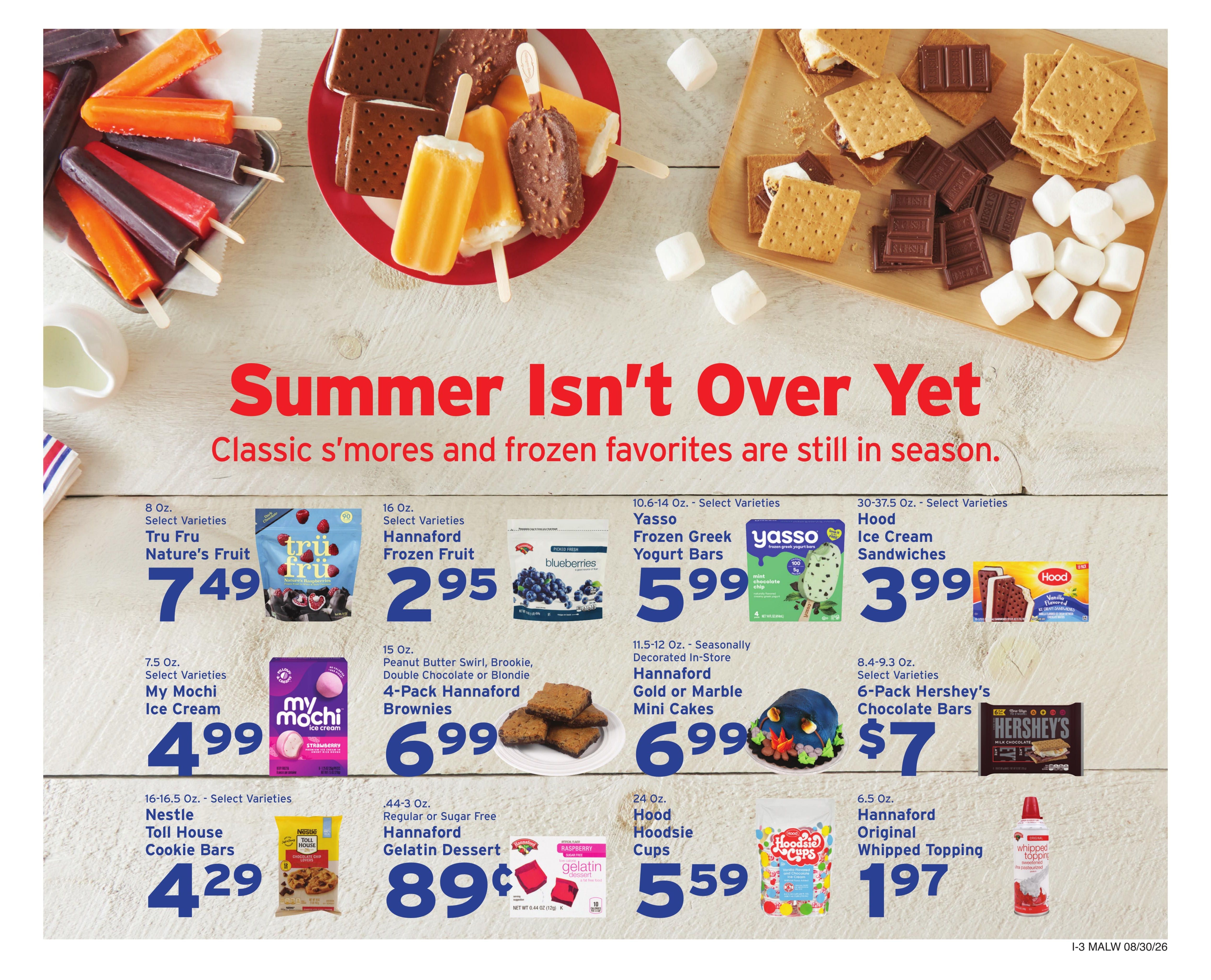 Hannaford (Athol Area, MA) Week 36 Weekly Ad August 30 - September 5, 2026