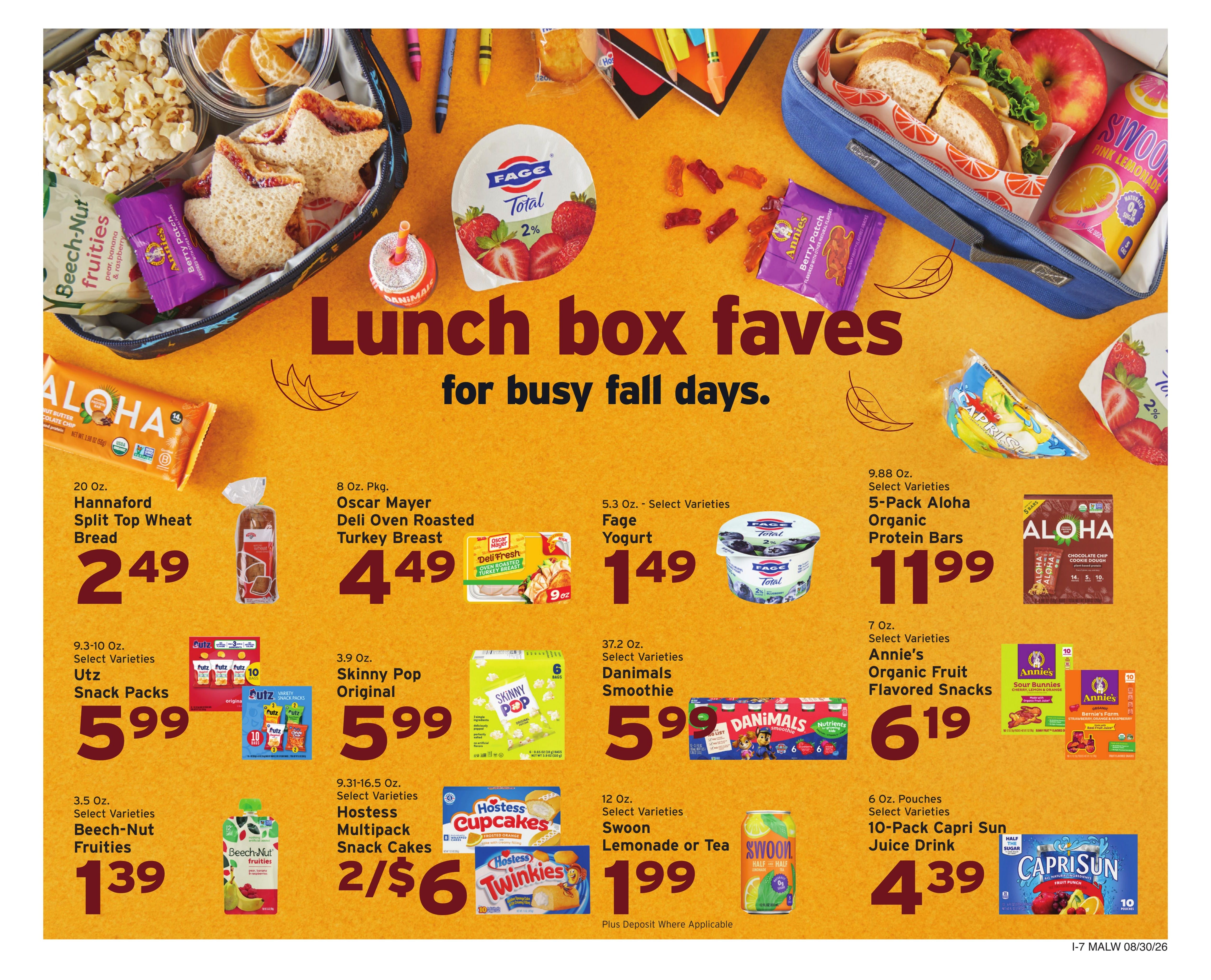 Hannaford (Athol Area, MA) Week 36 Weekly Ad August 30 - September 5, 2026