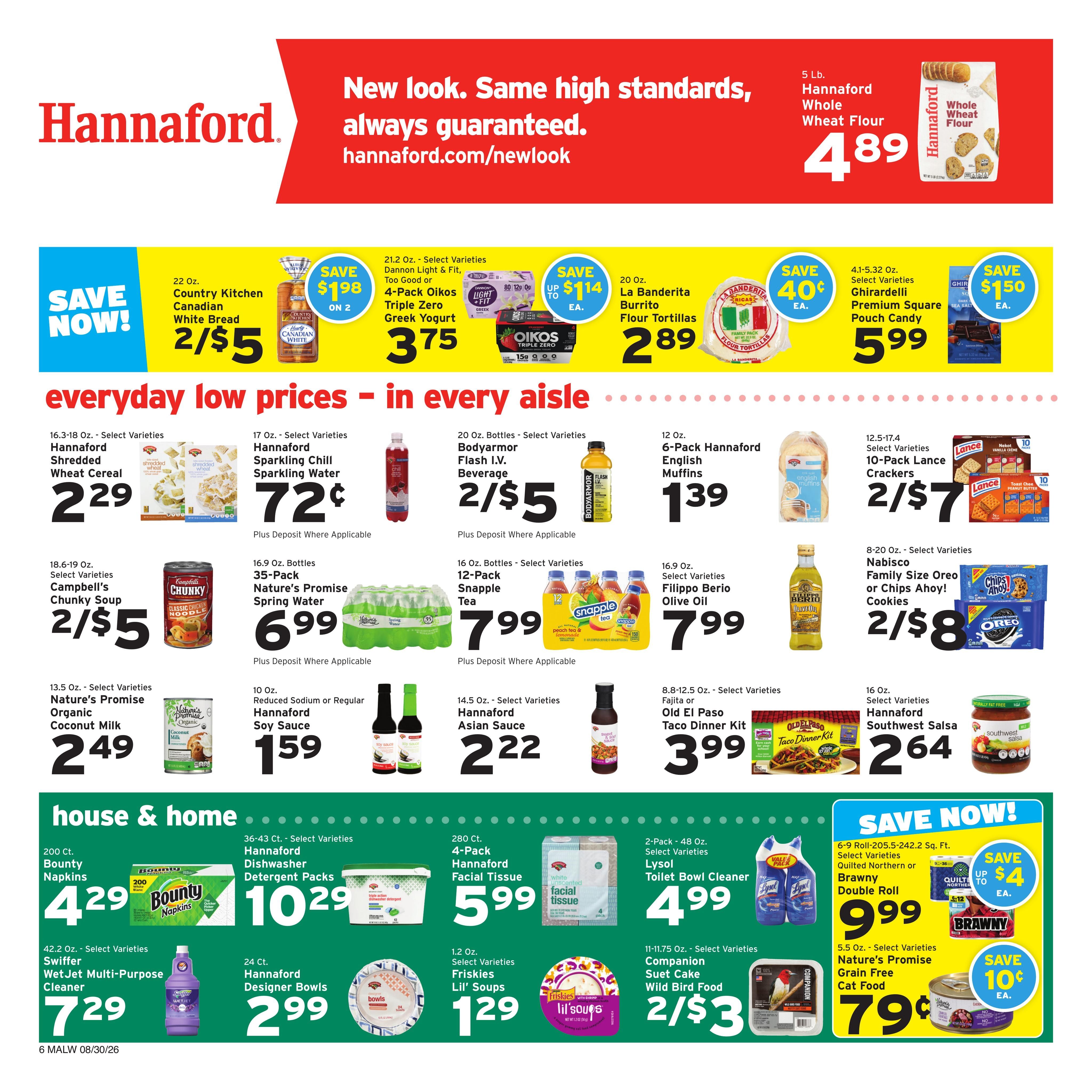 Hannaford (Athol Area, MA) Week 36 Weekly Ad August 30 - September 5, 2026
