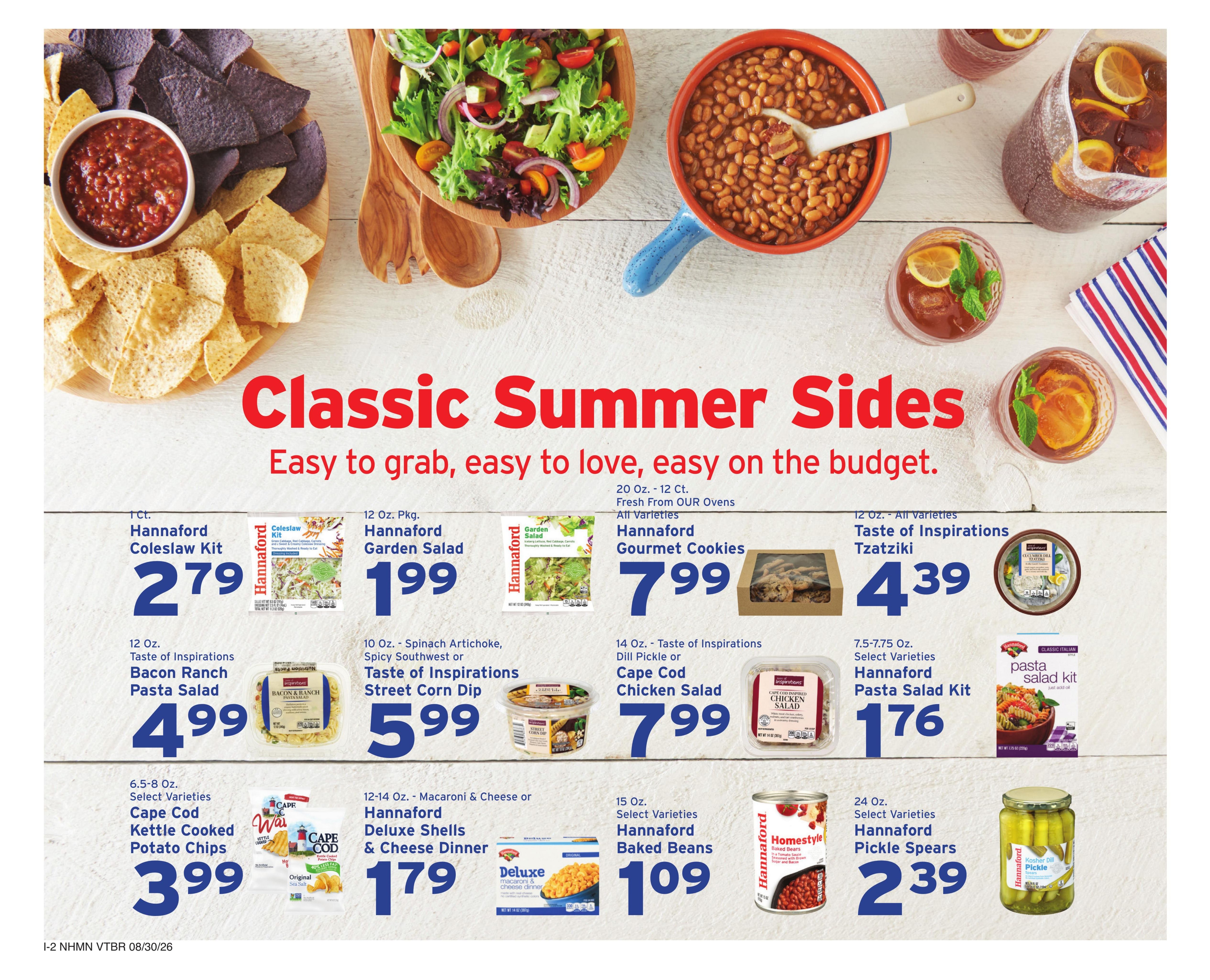 Hannaford (Brattleboro Area, VT) Week 36 Weekly Ad August 30 - September 5, 2026
