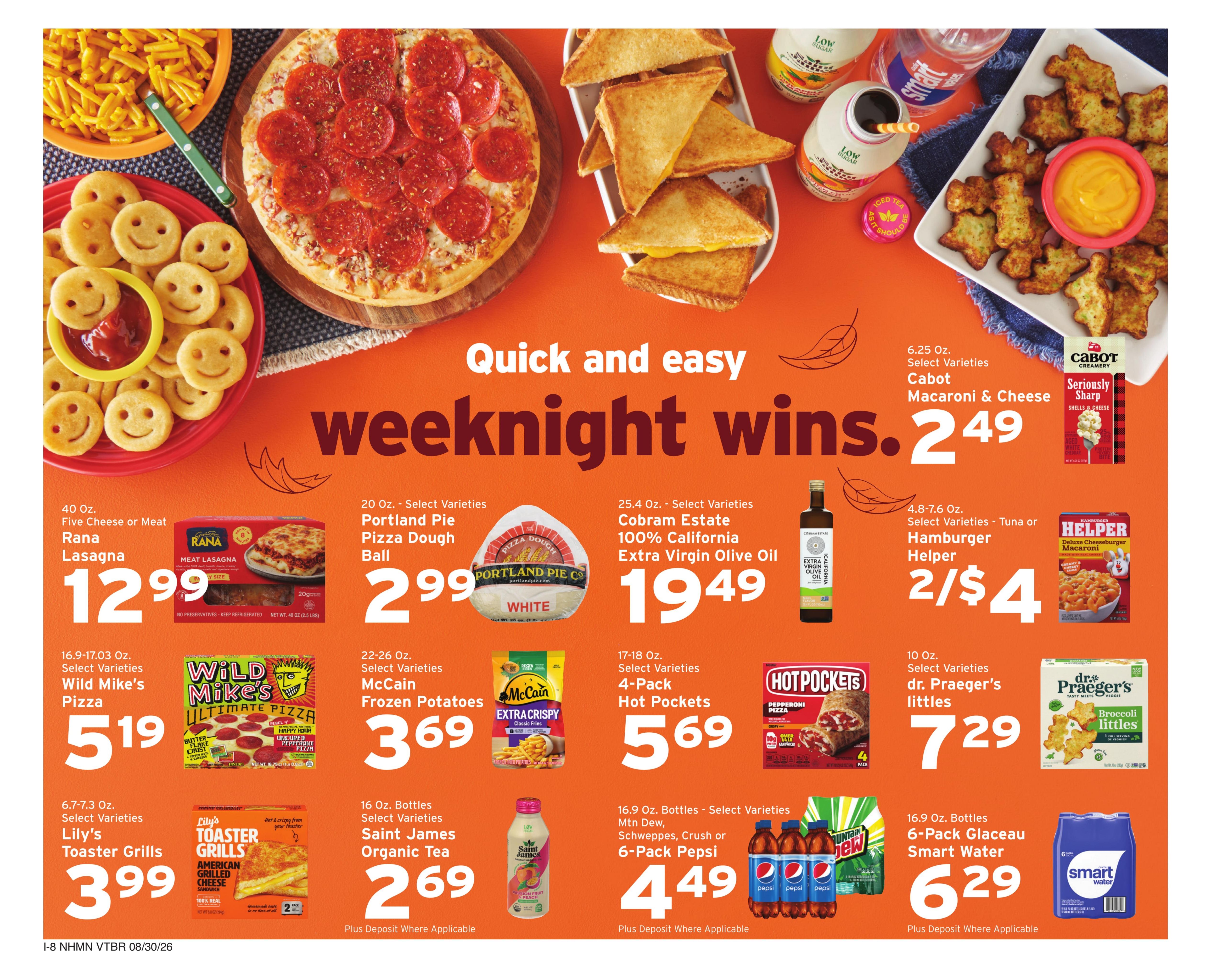 Hannaford (Concord Area, NH) Week 36 Weekly Ad August 30 - September 5, 2026
