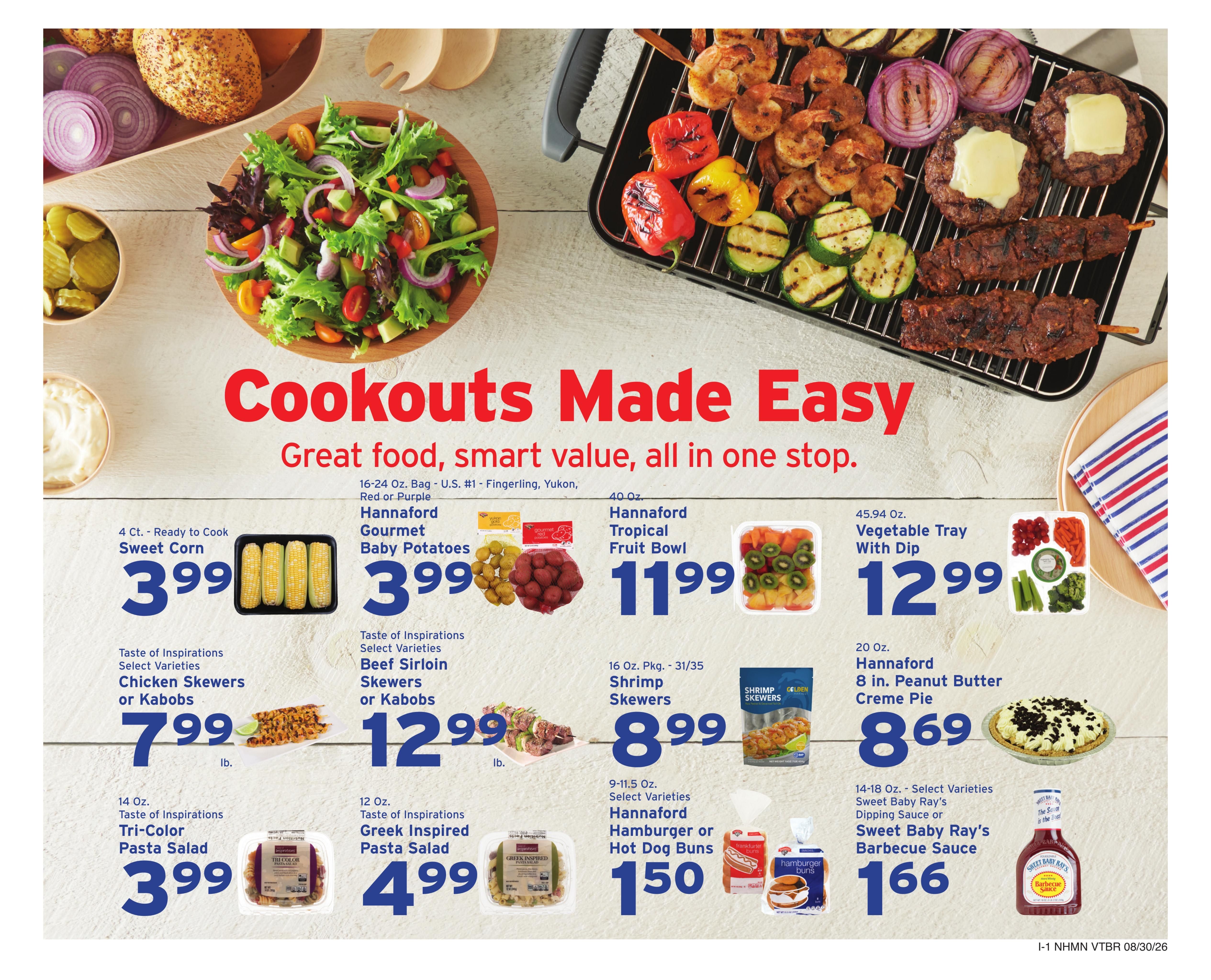 Hannaford (Concord Area, NH) Week 36 Weekly Ad August 30 - September 5, 2026