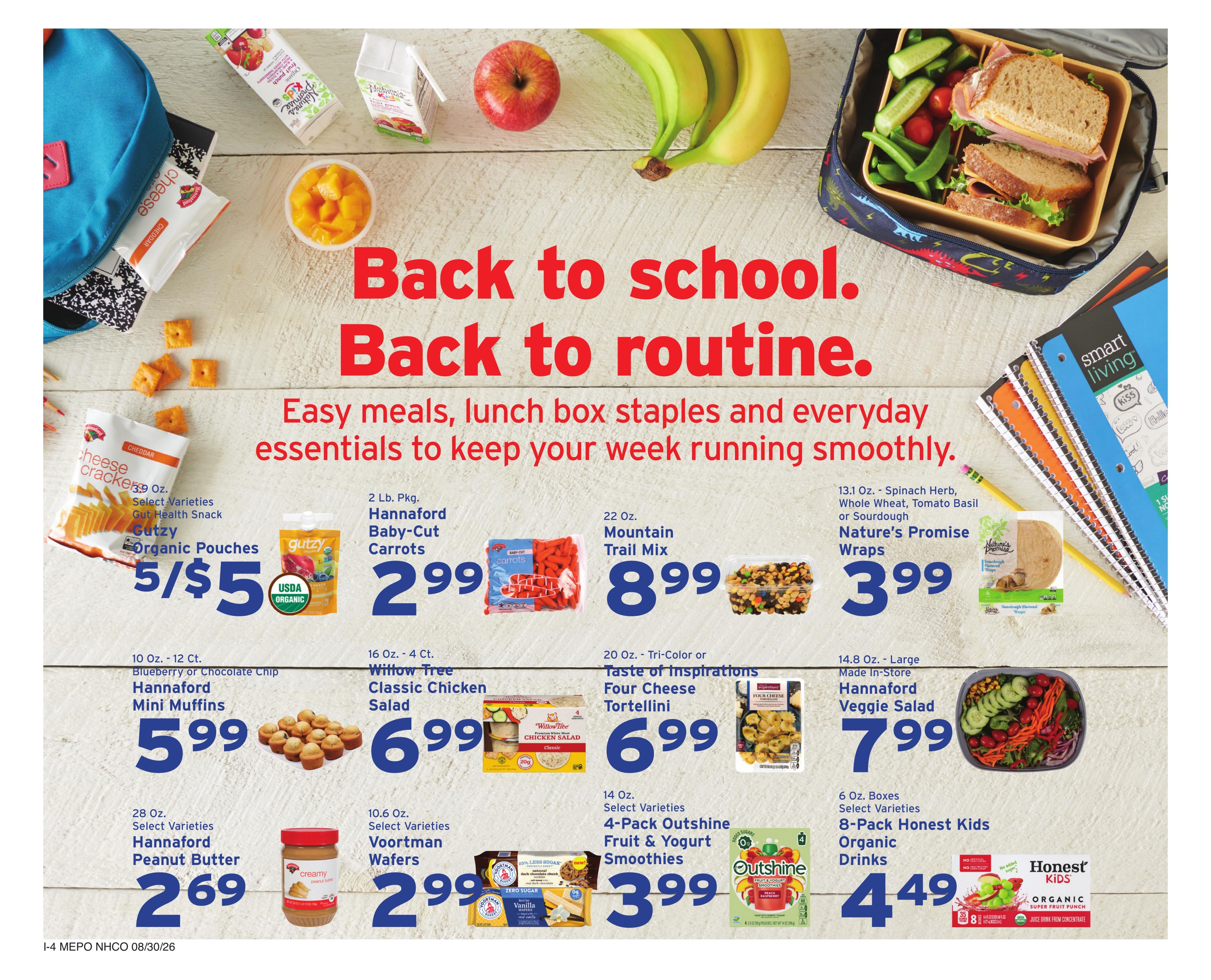 Hannaford (Portland Area, ME) Week 36 Weekly Ad August 30 - September 5, 2026