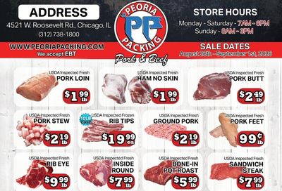 Peoria Packing Butcher Shop Weekly Ad August 28 - 28, 2026
