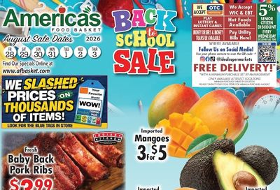 America's Food Basket (Connecticut, New York) Weekly Ad August 28 - September 3, 2026