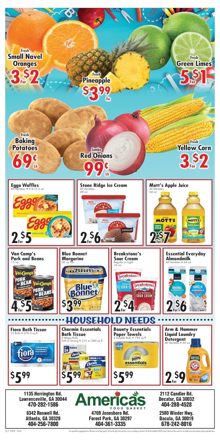 America's Food Basket (Georgia) Weekly Ad August 28 - September 3, 2026