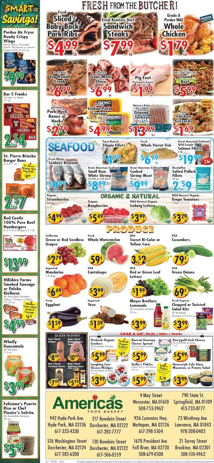America's Food Basket (Massachusetts) Weekly Ad August 28 - September 3, 2026