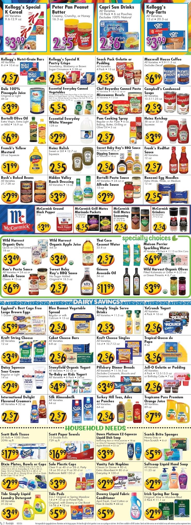America's Food Basket (Randolph, MA) Weekly Ad August 28 - September 3, 2026