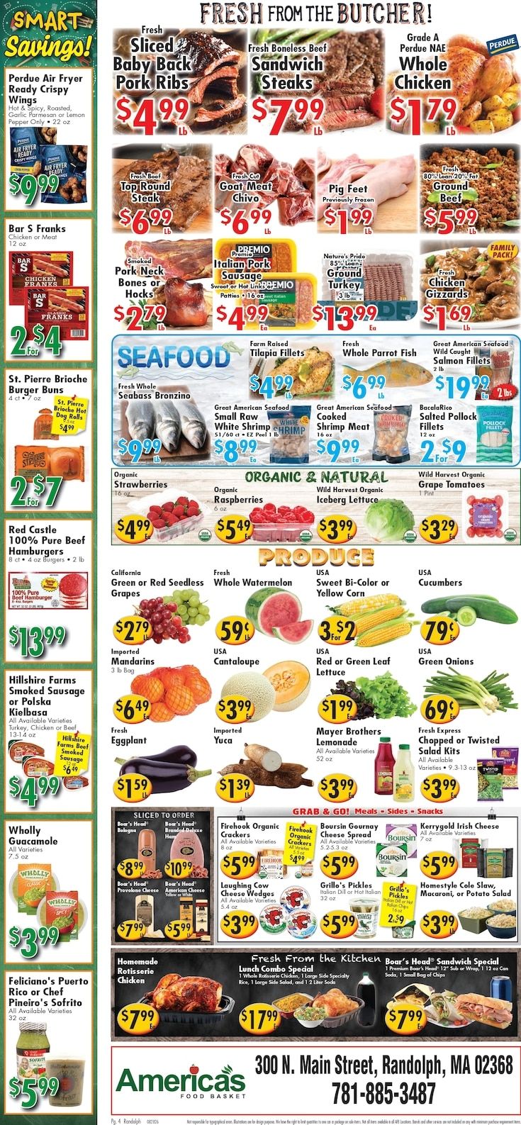 America's Food Basket (Randolph, MA) Weekly Ad August 28 - September 3, 2026