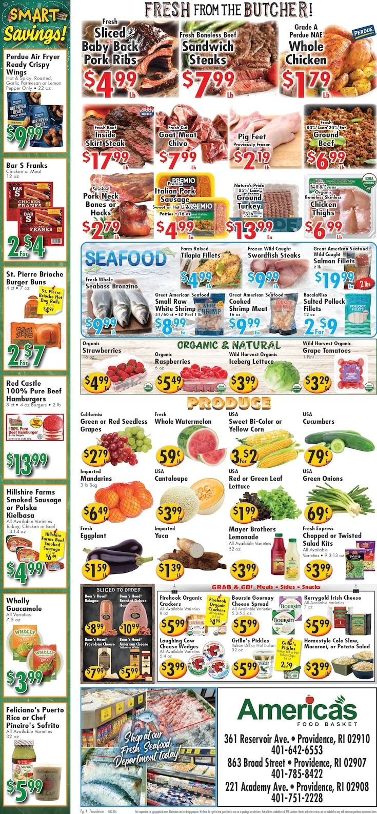 America's Food Basket (Rhode Island) Weekly Ad August 28 - September 3, 2026