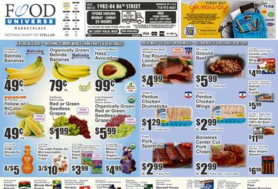 Food Universe (1982-84 86th Street, Brooklyn, NY) Weekly Ad August 28 - September 3, 2026