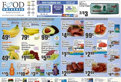 Food Universe (2424 Flatbush Ave., Brooklyn, NY) Weekly Ad August 28 - September 3, 2026