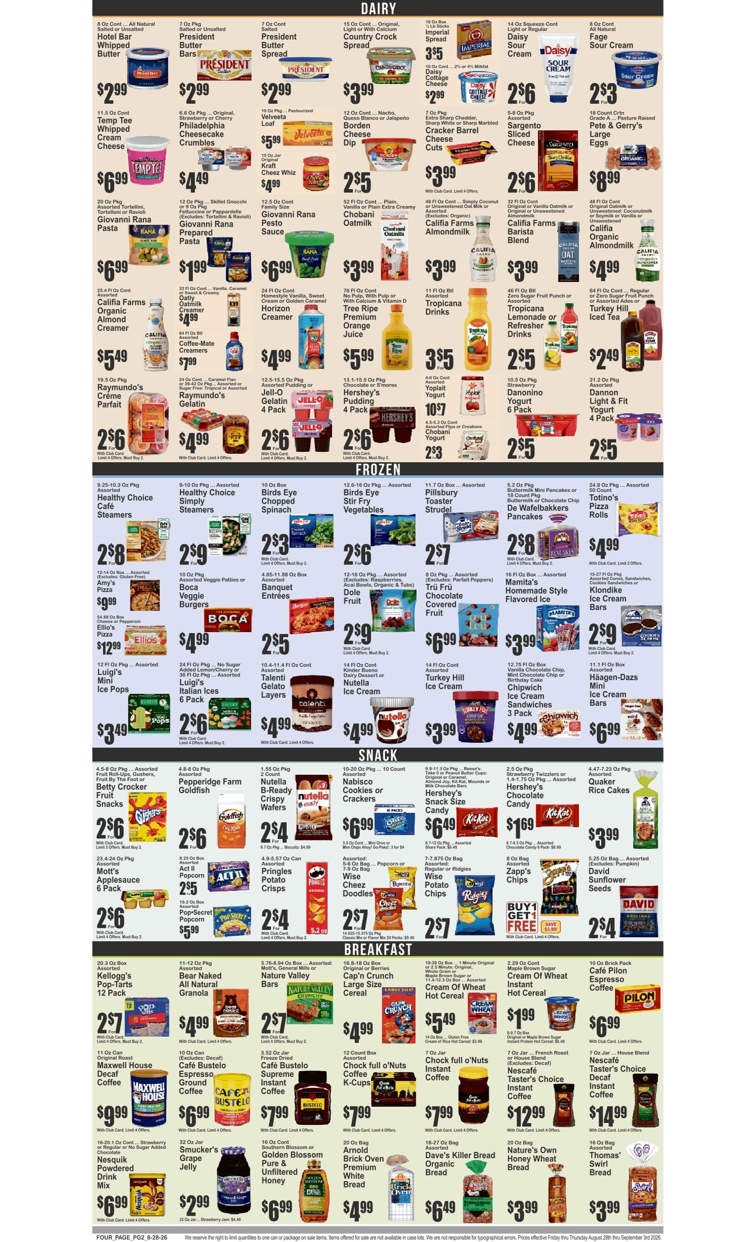 Food Universe (243 Schenactady Ave., Brooklyn, NY) Weekly Ad August 28 - September 3, 2026