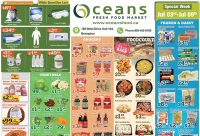 Oceans Fresh Food Market (Brampton) Flyer July 3 to 9