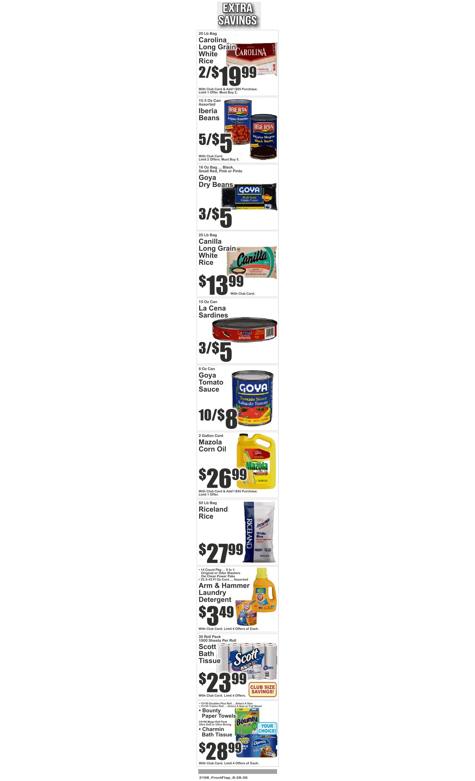 Food Universe (760 Melrose Ave., Bronx, NY) Weekly Ad August 28 - September 3, 2026