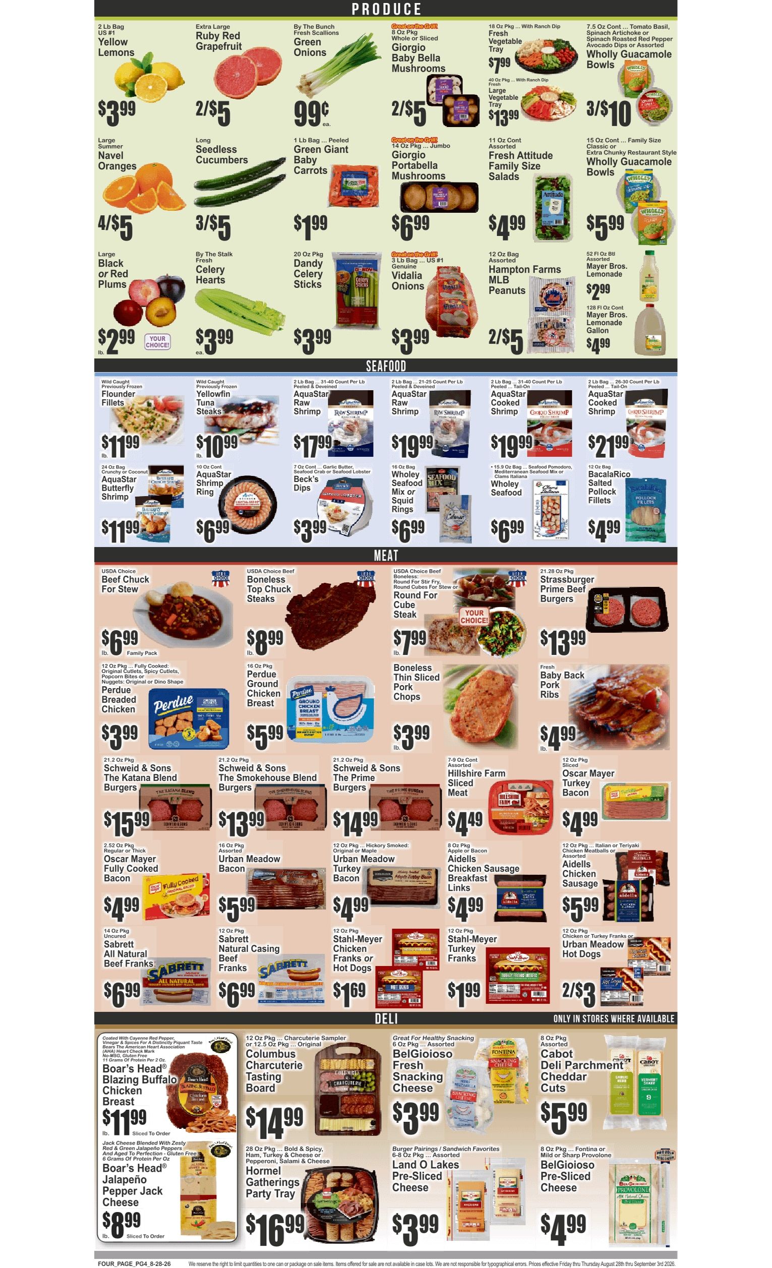 Food Universe (760 Melrose Ave., Bronx, NY) Weekly Ad August 28 - September 3, 2026