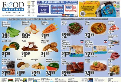 Food Universe (82 W. Kingsbridge Rd., Bronx, NY) Weekly Ad August 28 - September 3, 2026