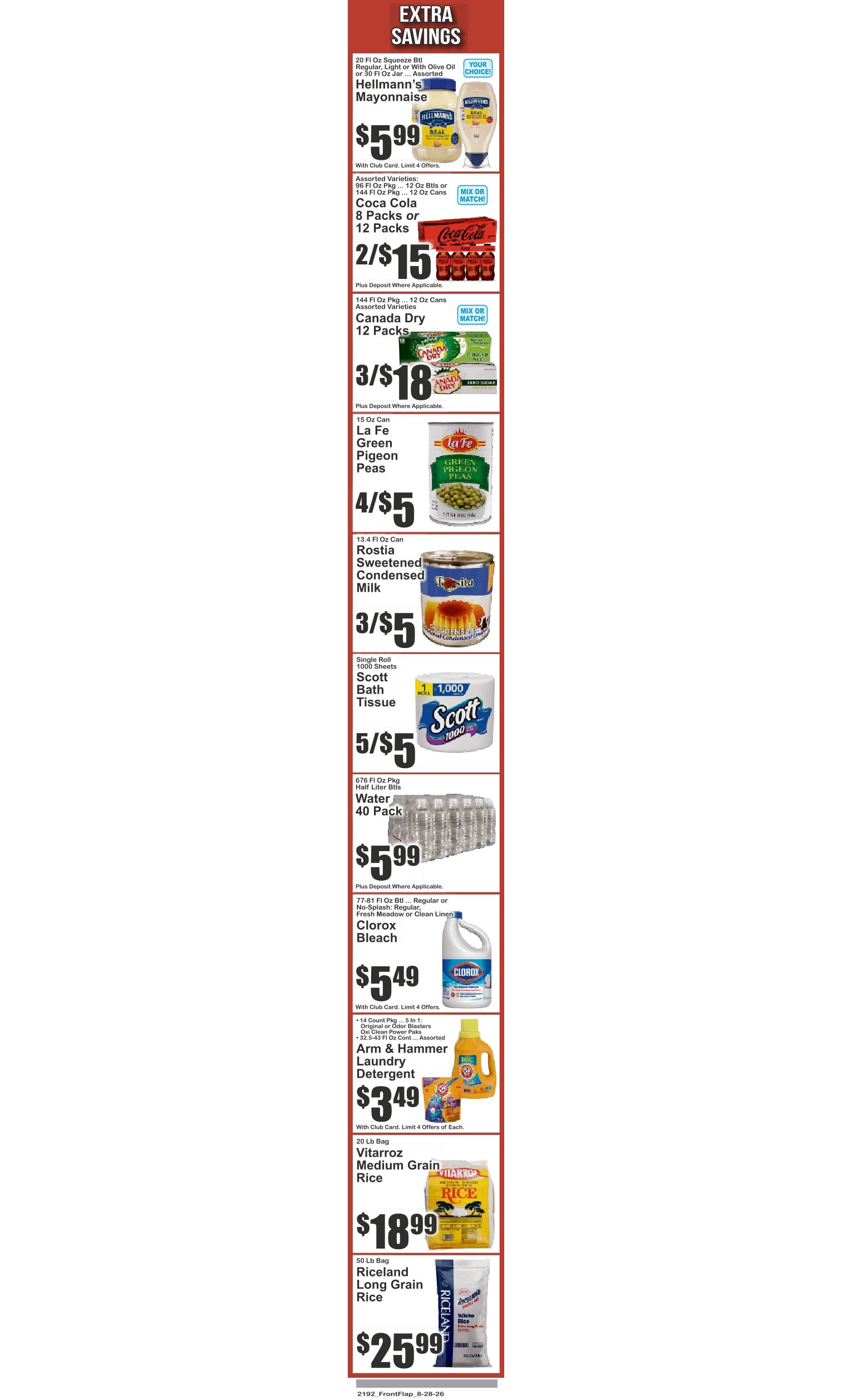 Food Universe (82 W. Kingsbridge Rd., Bronx, NY) Weekly Ad August 28 - September 3, 2026