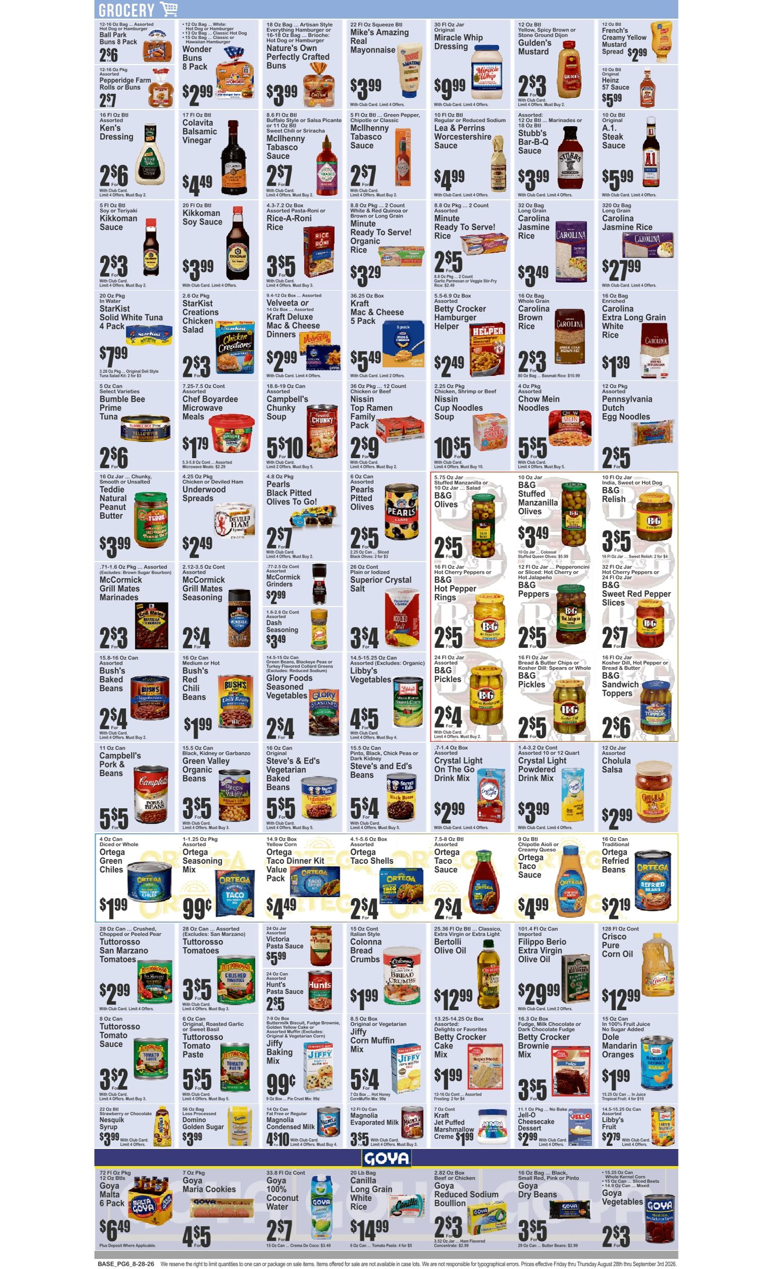 Food Universe (Forest Hills, NY) Weekly Ad August 28 - September 3, 2026