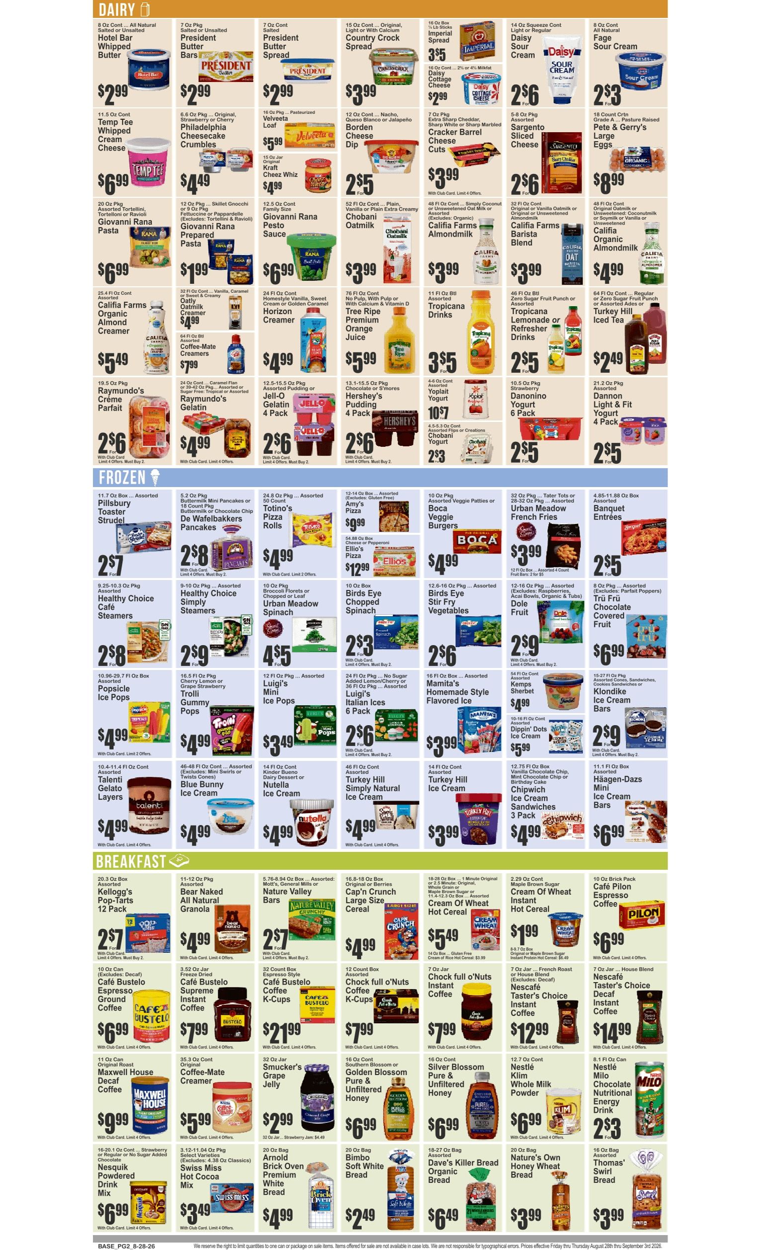 Food Universe (Hazleton, PA) Weekly Ad August 28 - September 3, 2026