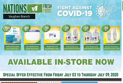 Nations Fresh Foods (Vaughan) Flyer July 3 to 9