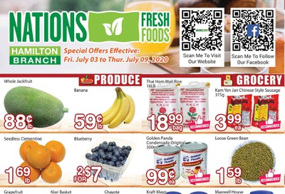 Nations Fresh Foods (Hamilton) Flyer July 3 to 9