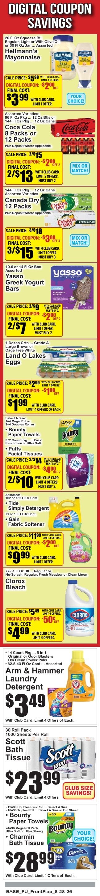 Market Fresh Supermarkets Weekly Ad August 28 - September 3, 2026