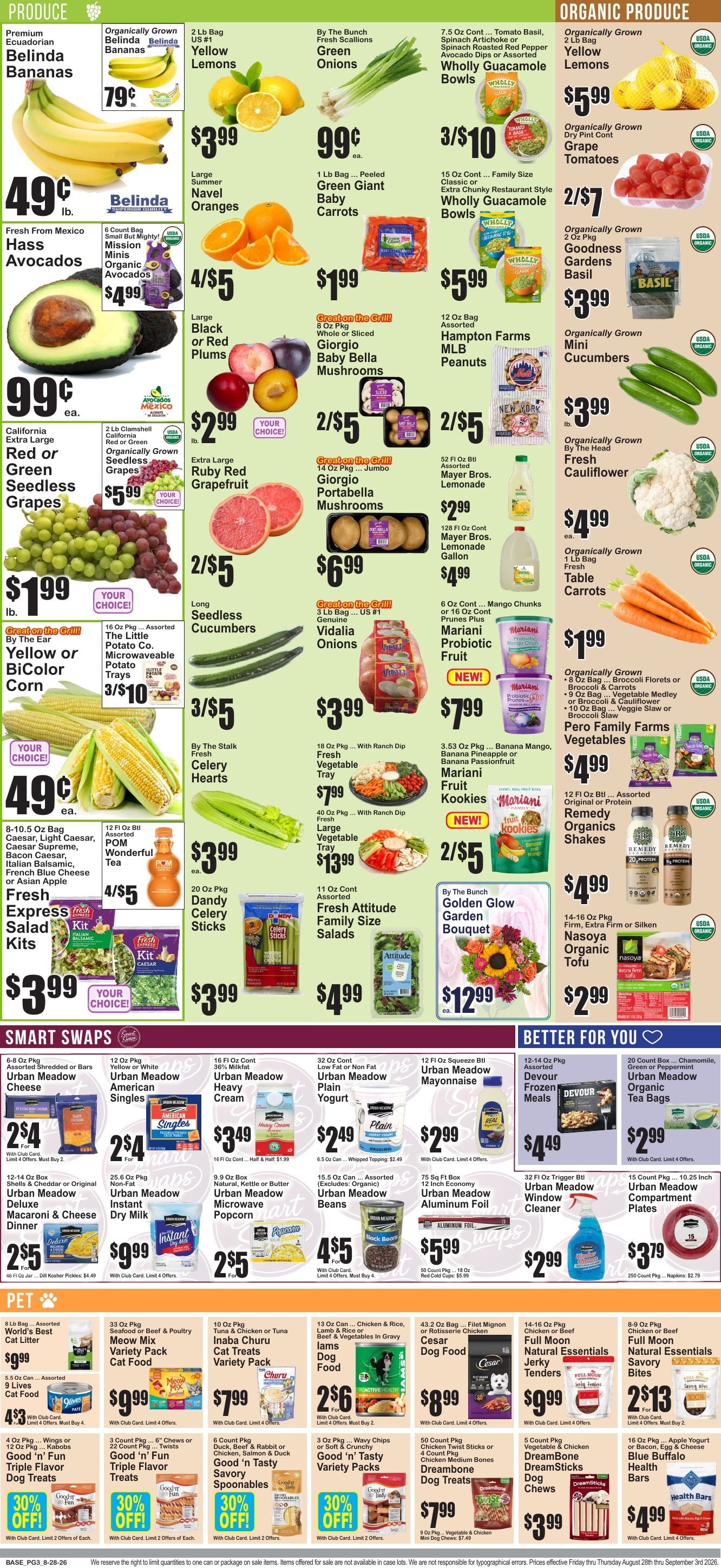 Market Fresh Supermarkets Weekly Ad August 28 - September 3, 2026