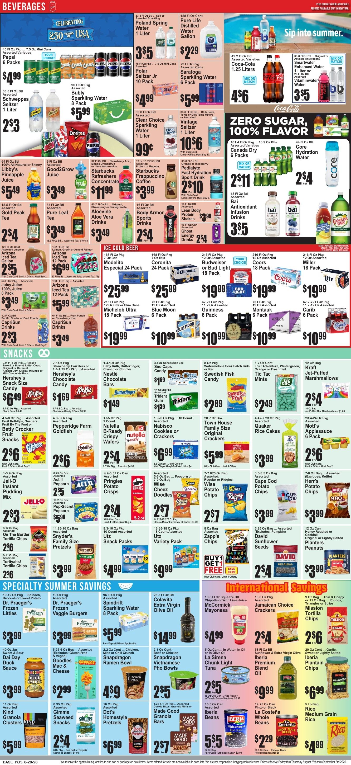 Market Fresh Supermarkets Weekly Ad August 28 - September 3, 2026